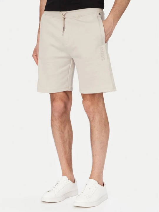 Zdjęcie produktu BOSS Szorty sportowe 50561500 Kremowy Regular Fit