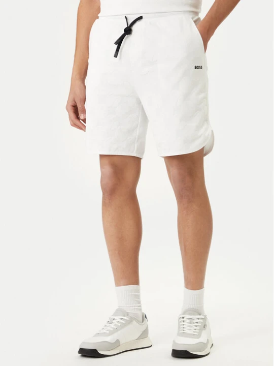 Zdjęcie produktu BOSS Szorty sportowe Member 50558883 Biały Relaxed Fit