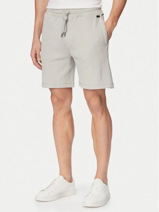 Zdjęcie produktu BOSS Szorty sportowe Structure 50540581 Szary Regular Fit