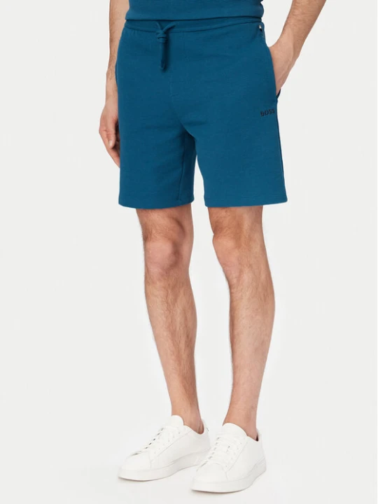 Zdjęcie produktu BOSS Szorty sportowe Waffle 50535884 Niebieski Regular Fit