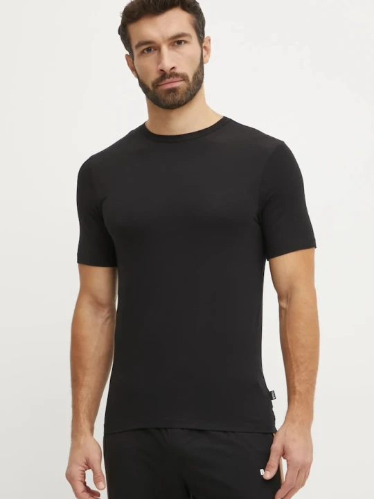 Zdjęcie produktu BOSS T-shirt męski z wiskozą TShirt RN 3P Bamboo 3-pack czarny