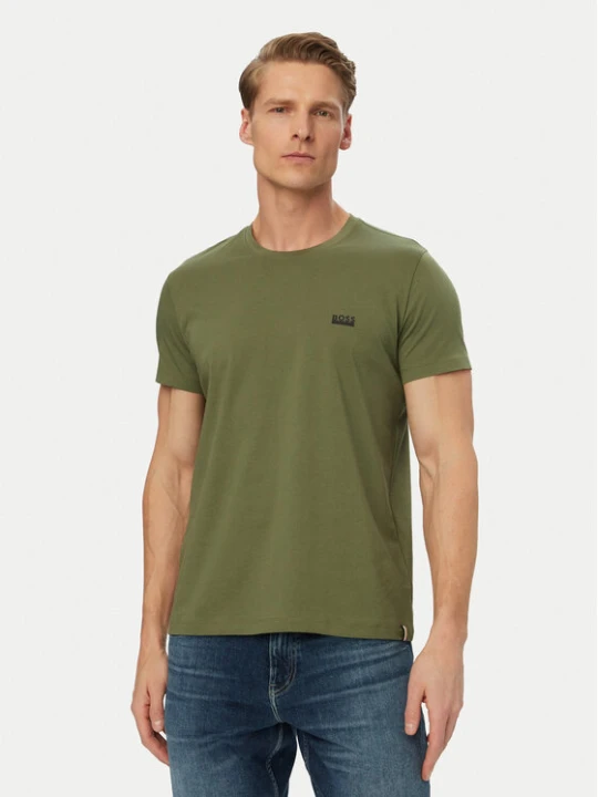 Zdjęcie produktu BOSS T-Shirt 50531401 Zielony ciemny Regular Fit