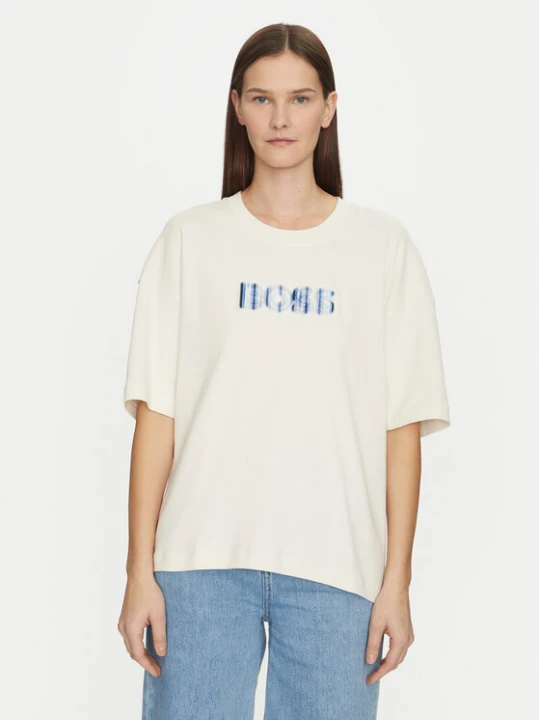 Zdjęcie produktu BOSS T-Shirt 50532093 Kremowy Relaxed Fit