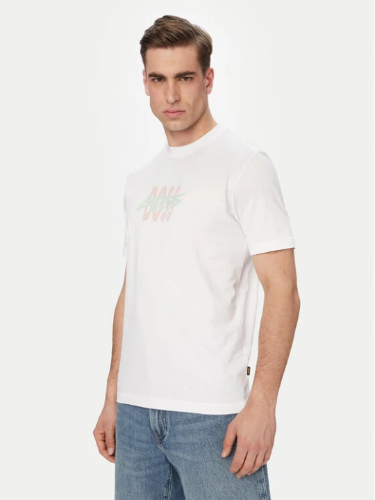 Zdjęcie produktu BOSS T-Shirt Bass 50561850 Biały Regular Fit