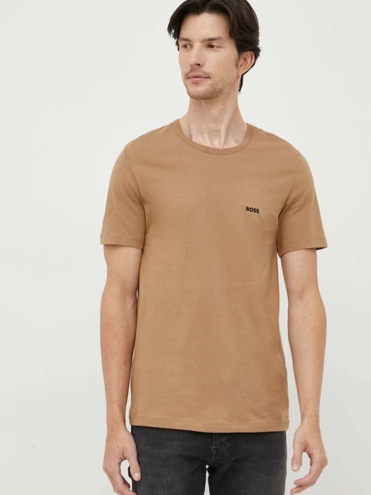 Zdjęcie produktu BOSS t-shirt bawełniany 3-pack TShirt RN 3P Classic beżowy