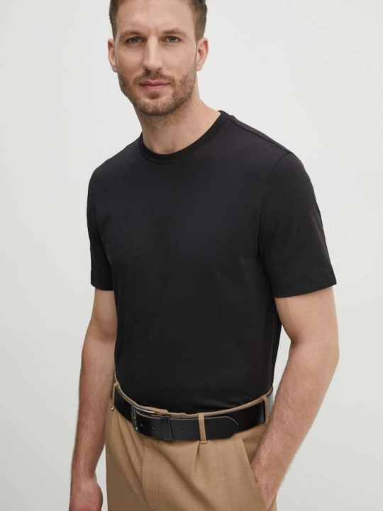 Zdjęcie produktu BOSS t-shirt bawełniany czarny