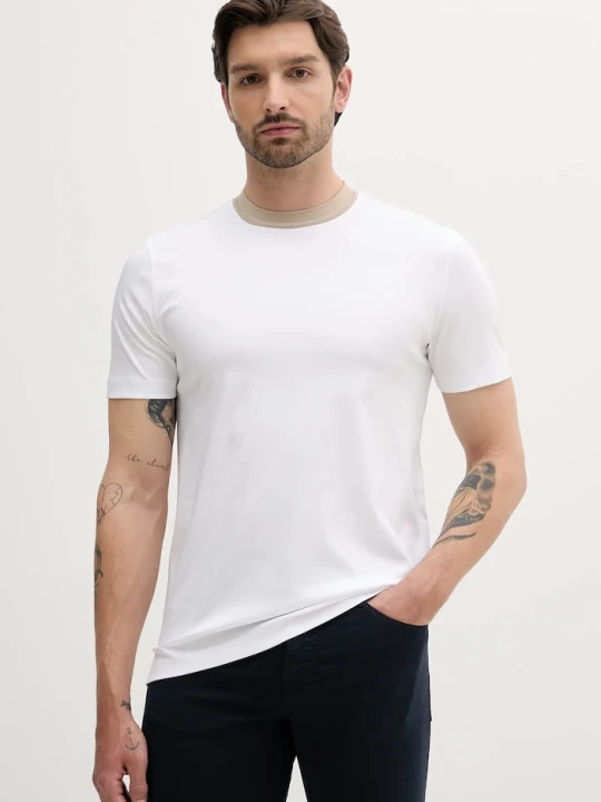 Zdjęcie produktu BOSS t-shirt bawełniany biały