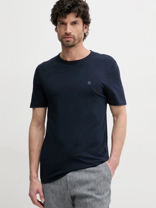 Zdjęcie produktu BOSS t-shirt bawełniany granatowy