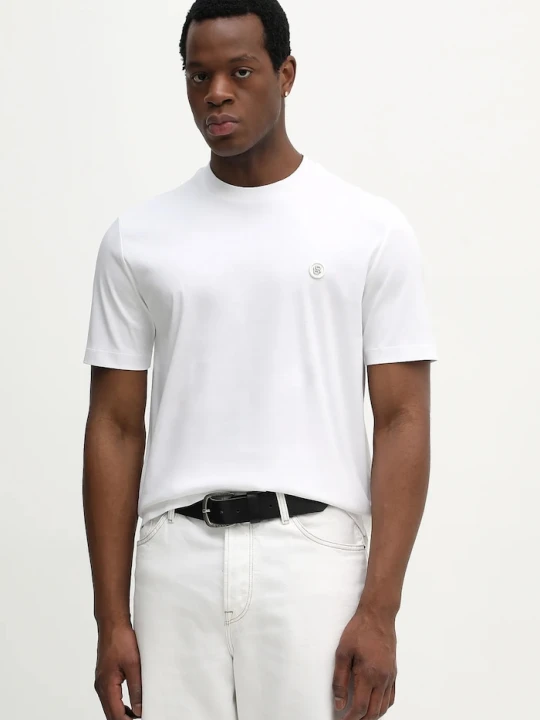 Zdjęcie produktu BOSS t-shirt męski bawełniany C-Taut 01 biały