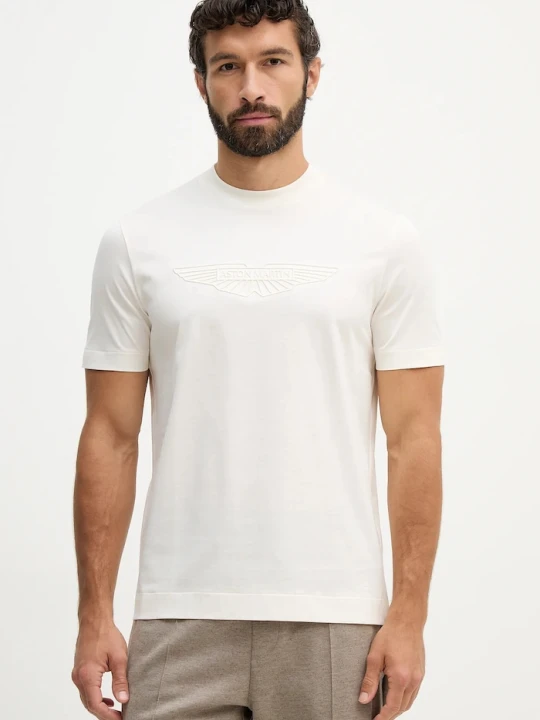 Zdjęcie produktu BOSS t-shirt bawełniany C-Thompson 243_AM beżowy