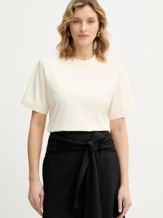 Zdjęcie produktu BOSS t-shirt bawełniany Eharpa beżowy
