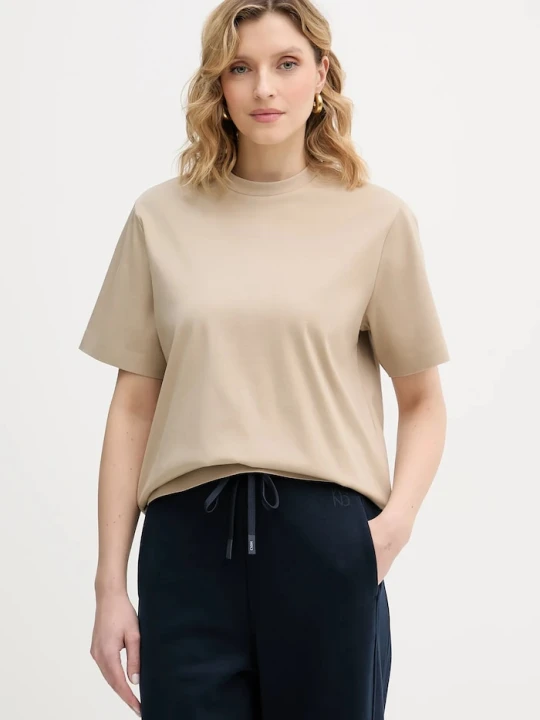 Zdjęcie produktu BOSS t-shirt bawełniany Eharpa beżowy