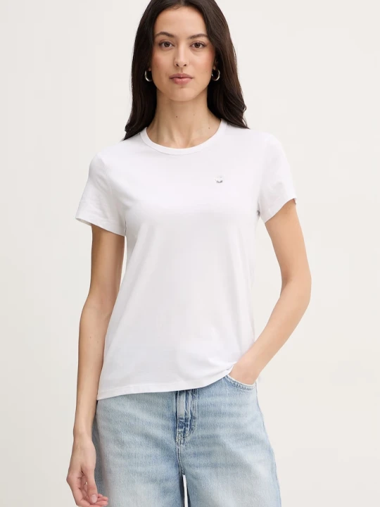 Zdjęcie produktu BOSS T-shirt basic damski bawełniany Eventsa11 biały