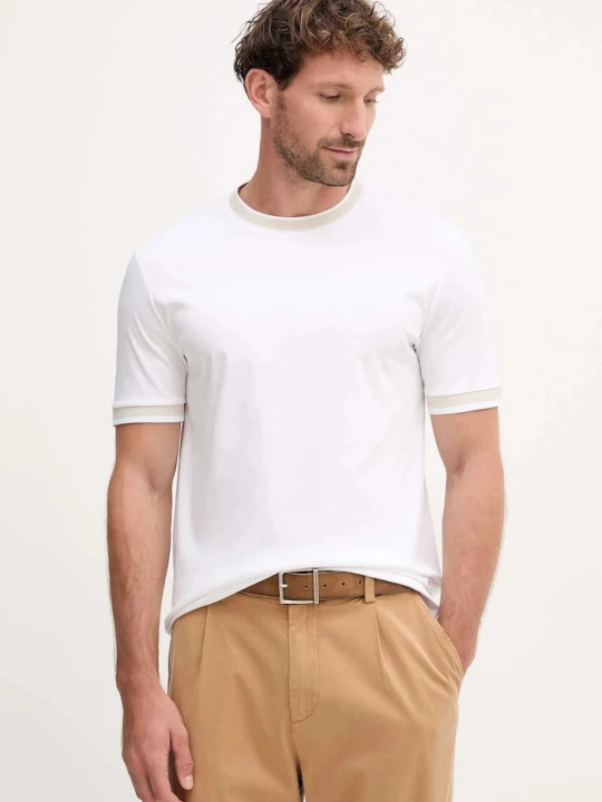 Zdjęcie produktu BOSS t-shirt bawełniany H-Tessler 200 biały