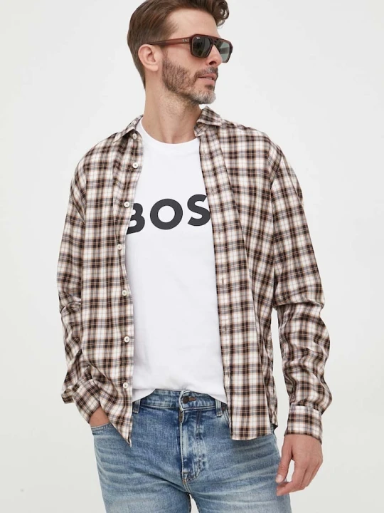 Zdjęcie produktu BOSS t-shirt bawełniany biały