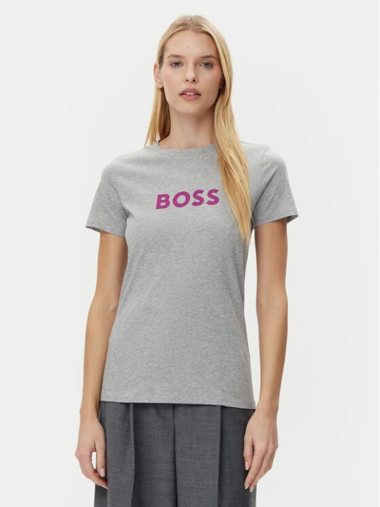 Zdjęcie produktu BOSS T-Shirt C_Elogo_5 50501139 Szary Regular Fit