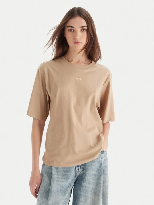 Zdjęcie produktu BOSS T-Shirt C_Enis 50523256 Beżowy Oversize