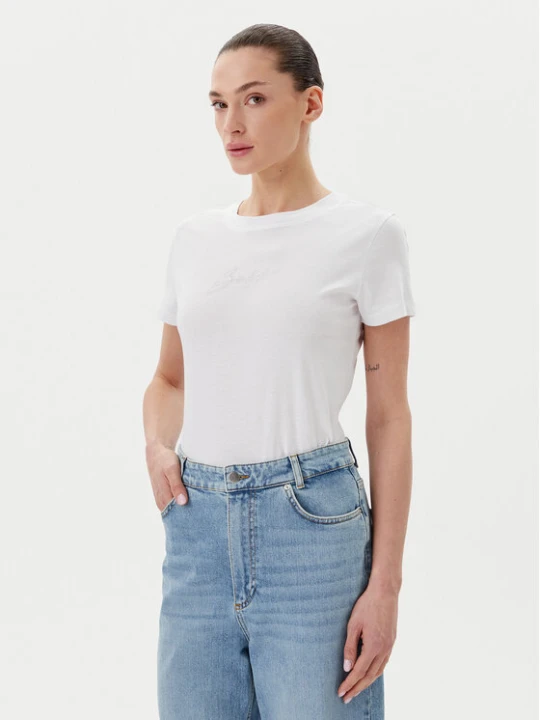 Zdjęcie produktu BOSS T-Shirt C_Esogo_2 50538826 Écru Regular Fit Kremowy