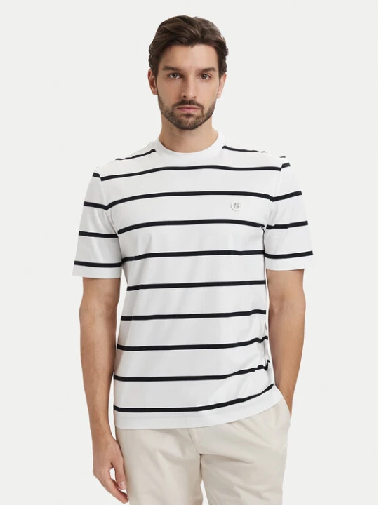Zdjęcie produktu BOSS T-Shirt C-Taut 01 50555844 Kremowy Regular Fit