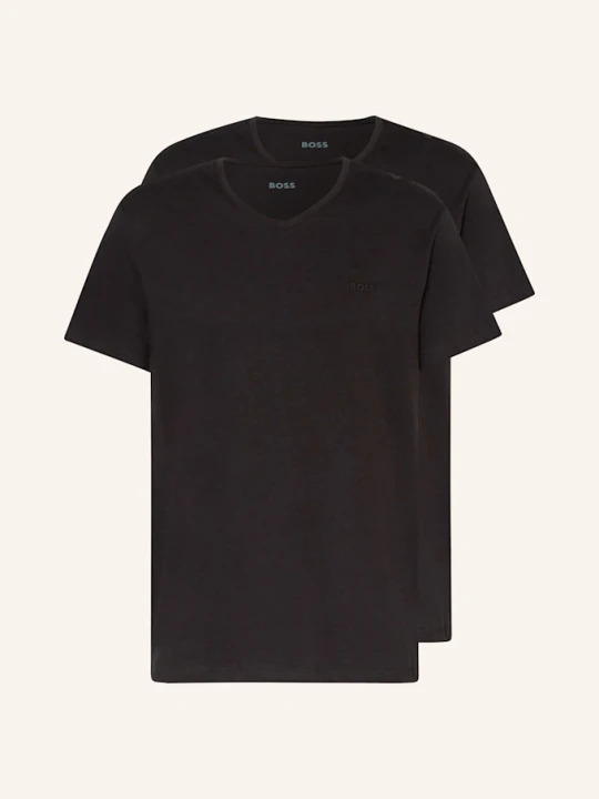 Zdjęcie produktu Boss T-Shirt Comfort, 2 Szt. schwarz CZARNY