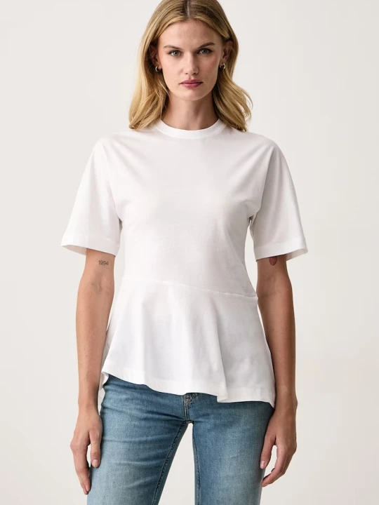 Zdjęcie produktu BOSS T-shirt damski bawełniany Endora biały