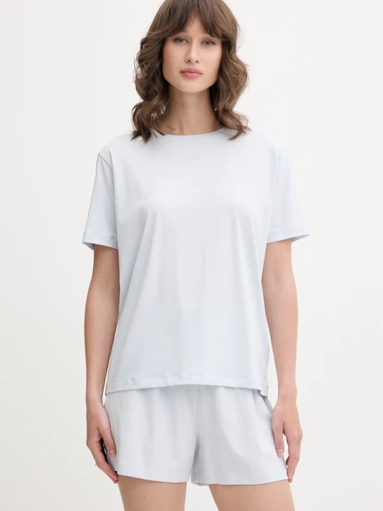 Zdjęcie produktu BOSS T-shirt damski bawełniany z elastanem CI T-Shirt niebieski