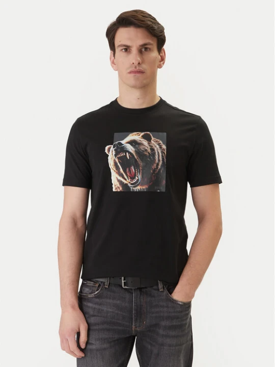 Zdjęcie produktu BOSS T-Shirt Dobermann 50558965 Czarny Regular Fit