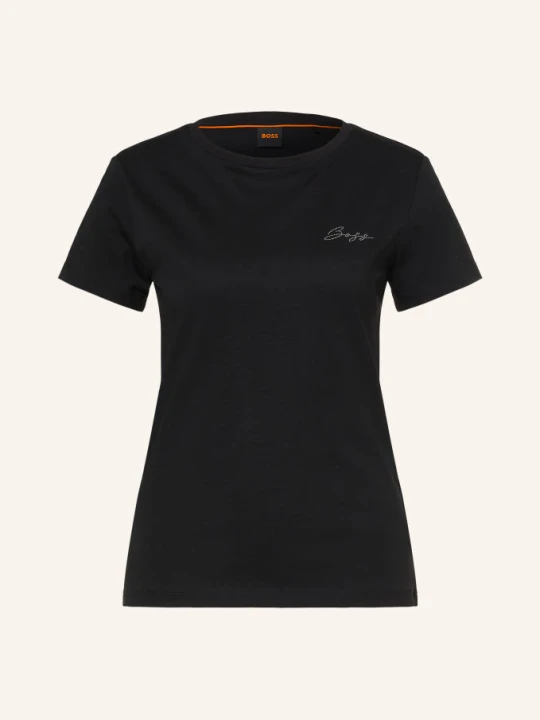 Zdjęcie produktu Boss T-Shirt Elove Z Kamyczkami Ozdobnymi schwarz CZARNY