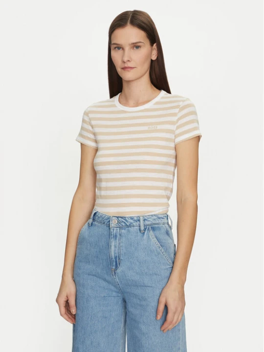 Zdjęcie produktu BOSS T-Shirt Esla 50504192 Beżowy Regular Fit