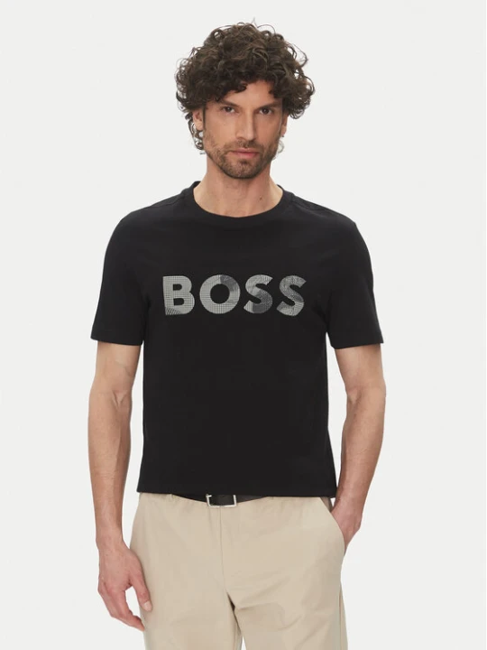 Zdjęcie produktu BOSS T-Shirt Glamping 50537834 Czarny Regular Fit