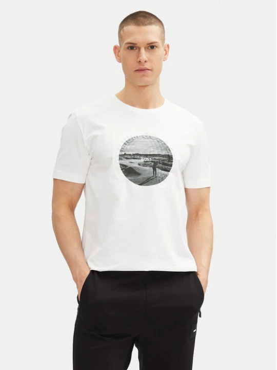 Zdjęcie produktu BOSS T-Shirt Graphic Heritage 50537847 Biały Regular Fit