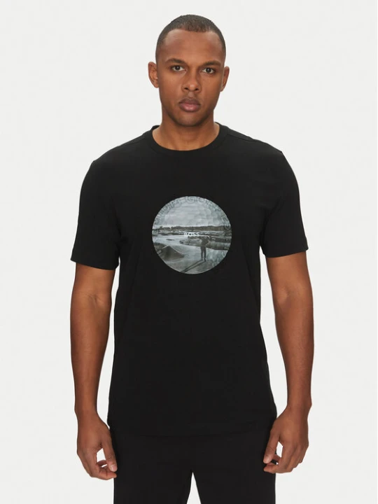 Zdjęcie produktu BOSS T-Shirt Graphic Heritage 50537847 Czarny Regular Fit