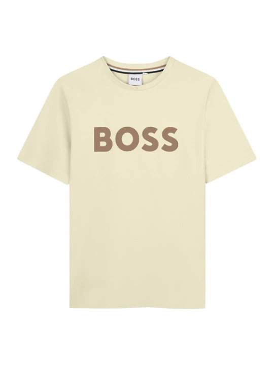 Zdjęcie produktu BOSS T-Shirt J52711 D Beżowy Regular Fit