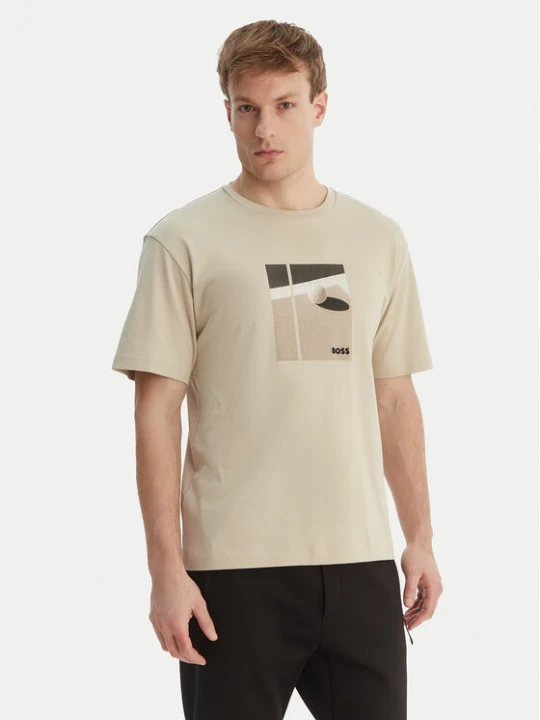 Zdjęcie produktu BOSS T-Shirt Join 50554365 Beżowy Regular Fit