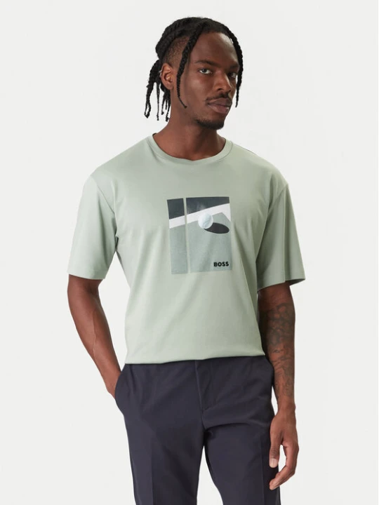 Zdjęcie produktu BOSS T-Shirt Join 50554365 Zielony Regular Fit