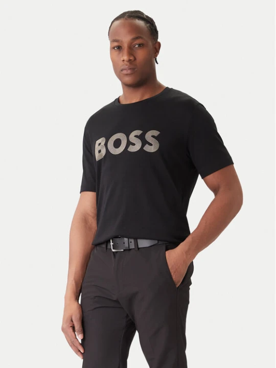 Zdjęcie produktu BOSS T-Shirt Logo Future 50543796 Czarny Regular Fit
