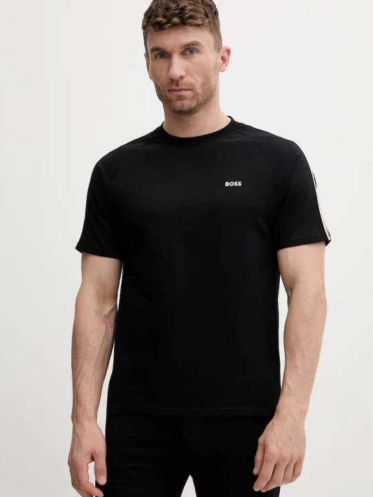 Zdjęcie produktu BOSS T-shirt lounge męski bawełniany Iconic T-Shirt czarny