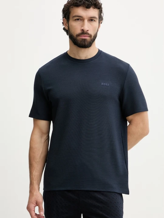 Zdjęcie produktu BOSS T-shirt lounge męski z modalu Shirt granatowy