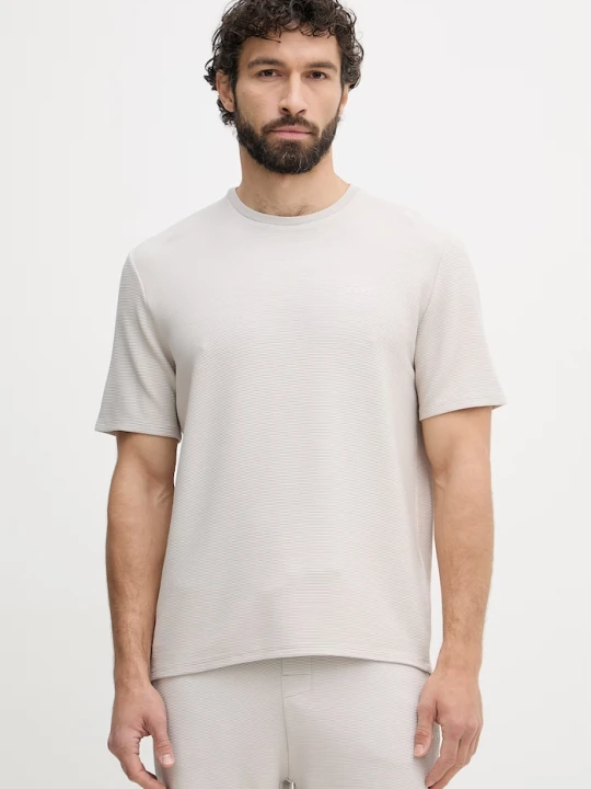 Zdjęcie produktu BOSS T-shirt lounge męski z modalu Shirt szary