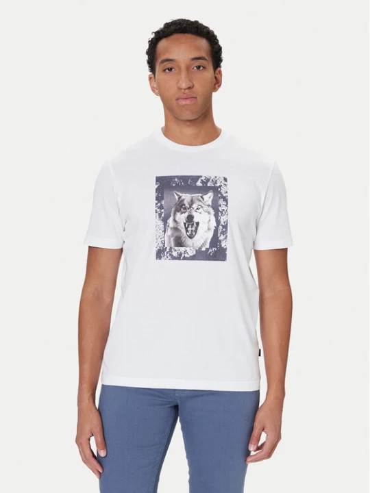 Zdjęcie produktu BOSS T-Shirt Lupo 50554615 Beżowy Regular Fit