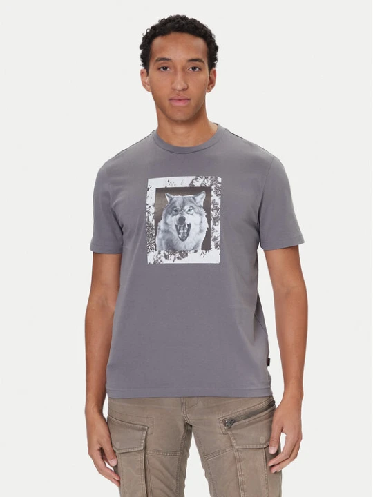 Zdjęcie produktu BOSS T-Shirt Lupo 50554615 Szary Regular Fit
