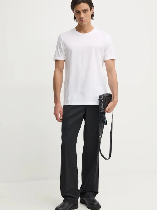 Zdjęcie produktu BOSS T-shirt męski bawełniany biały