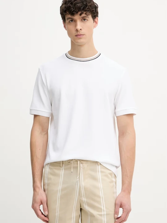 Zdjęcie produktu BOSS T-shirt męski bawełniany Taut 40 biały