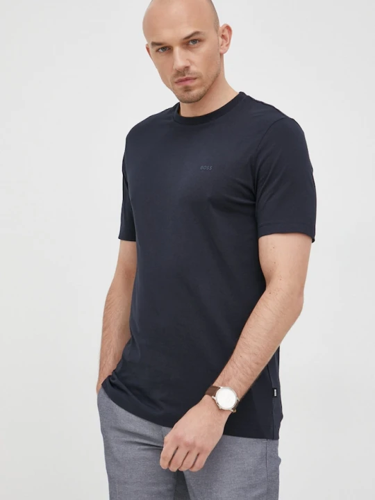 Zdjęcie produktu BOSS T-shirt męski bawełniany Thompson 01 granatowy
