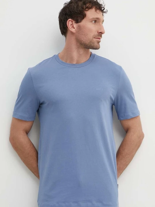 Zdjęcie produktu BOSS T-shirt męski bawełniany Thompson 01 niebieski