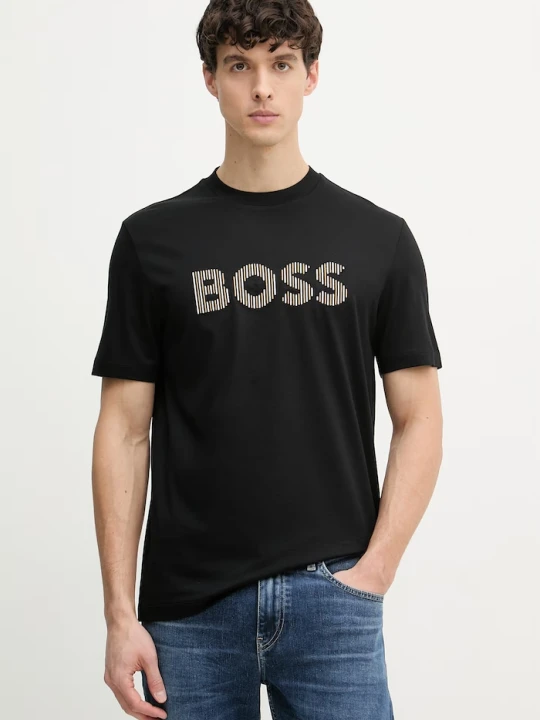 Zdjęcie produktu BOSS T-shirt męski bawełniany Thompson 41 czarny