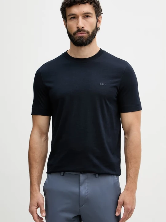 Zdjęcie produktu BOSS T-shirt męski bawełniany Thompson granatowy