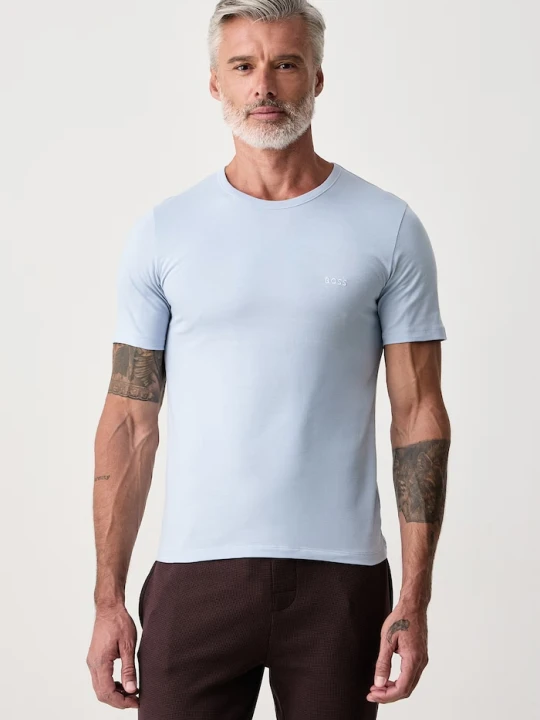 Zdjęcie produktu BOSS T-shirt męski bawełniany TShirtRN 3P Classic 3-pack brązowy