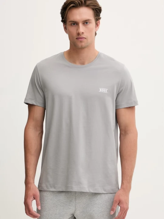 Zdjęcie produktu BOSS T-shirt męski bawełniany TShirtRN szary