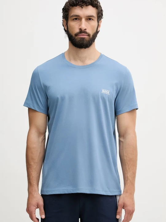 Zdjęcie produktu BOSS T-shirt męski bawełniany TShirtRN niebieski